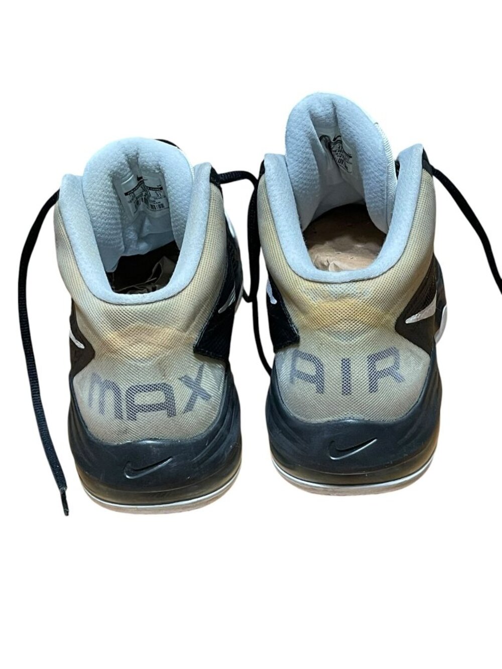 Nike Air Max Audacity Basketball Shoes Black & White Mens Size 13 Athletic Sneak - Picture 6 of 10